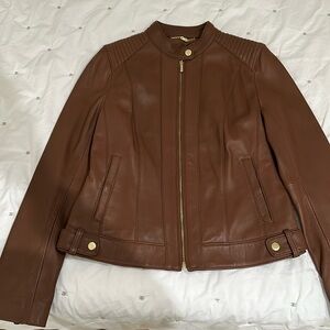 Cole Haan Brown Leather Jacket